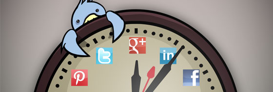 Social Media Clock