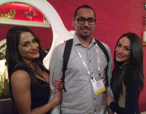 Me with Bella Twins