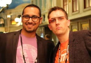 Syed Balkhi with David Henzel at Affiliate Summit