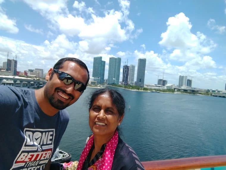 Mom and I on the cruise Mom and I on the cruise