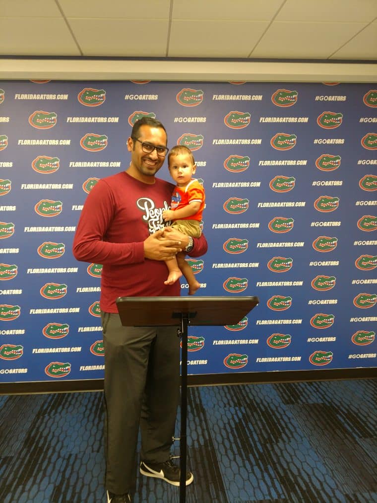 At the UF Press Room At the UF Press Room
