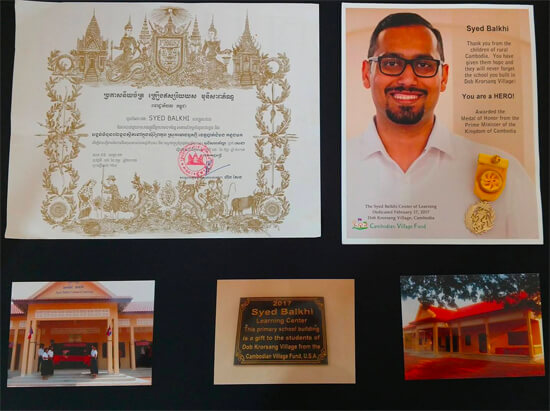 Cambodia School and Award