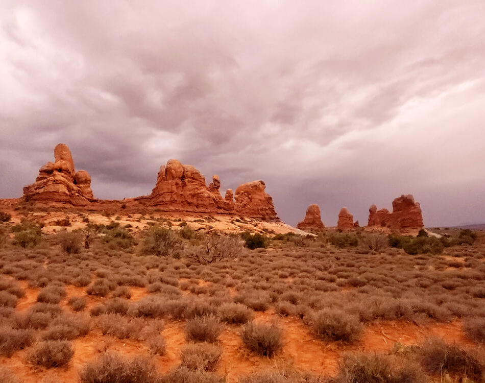 Arches National Park ... terrible weather