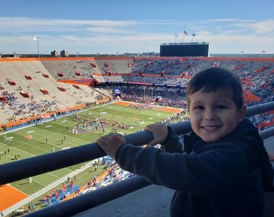 Solomon's first real Gator Game from Champions Club