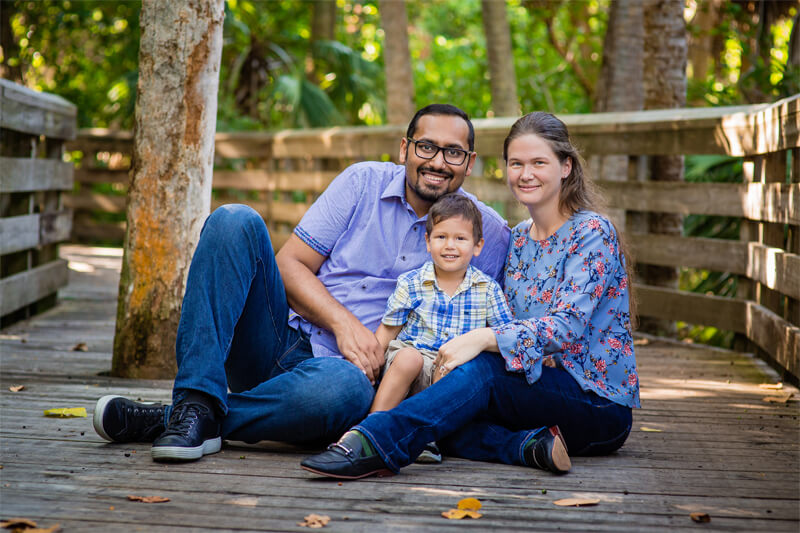 Syed Balkhi, Amanda Balkhi, and Solomon Balkhi