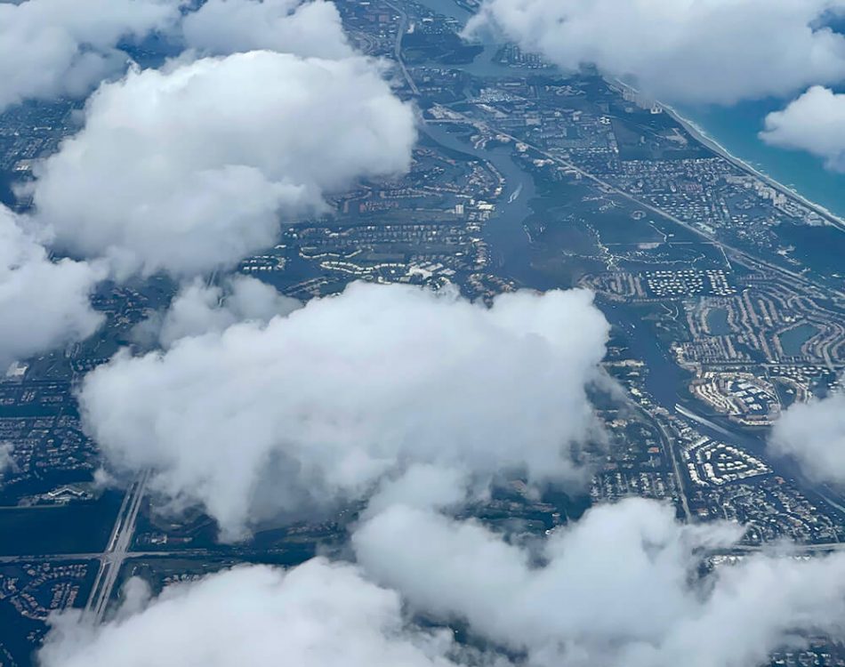 Aerial View of Palm Beach