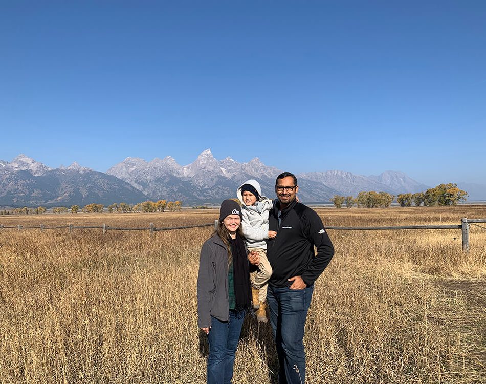 Family Photo at Grand Teton