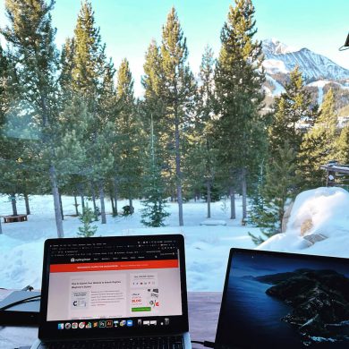My View from the Desk - Big Sky Montana My View from the Desk - Big Sky Montana