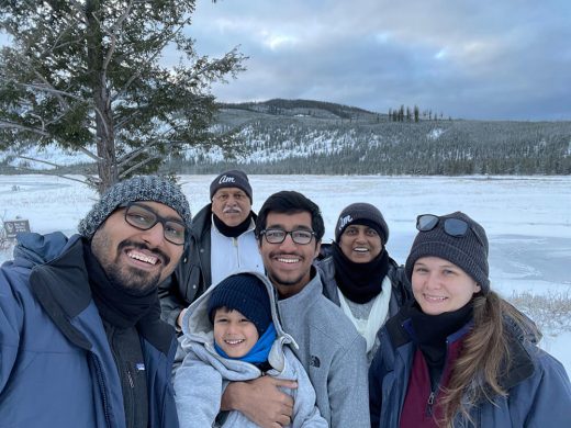 Family Photo at Yellowstone with my parents Family Photo at Yellowstone with my parents