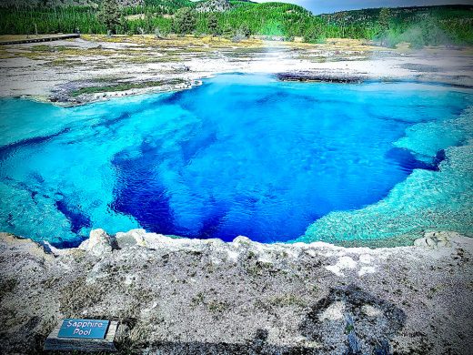 Sapphire Pool - I had to add a filter so the picture could do it justice Sapphire Pool - I had to add a filter so the picture could do it justice