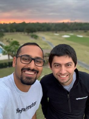 Selfie with Brojas at OptinMonster retreat precovid Selfie with Brojas at OptinMonster retreat precovid