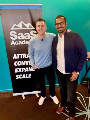 With Dan Martell at his mastermind event SaaS Academy With Dan Martell at his mastermind event SaaS Academy