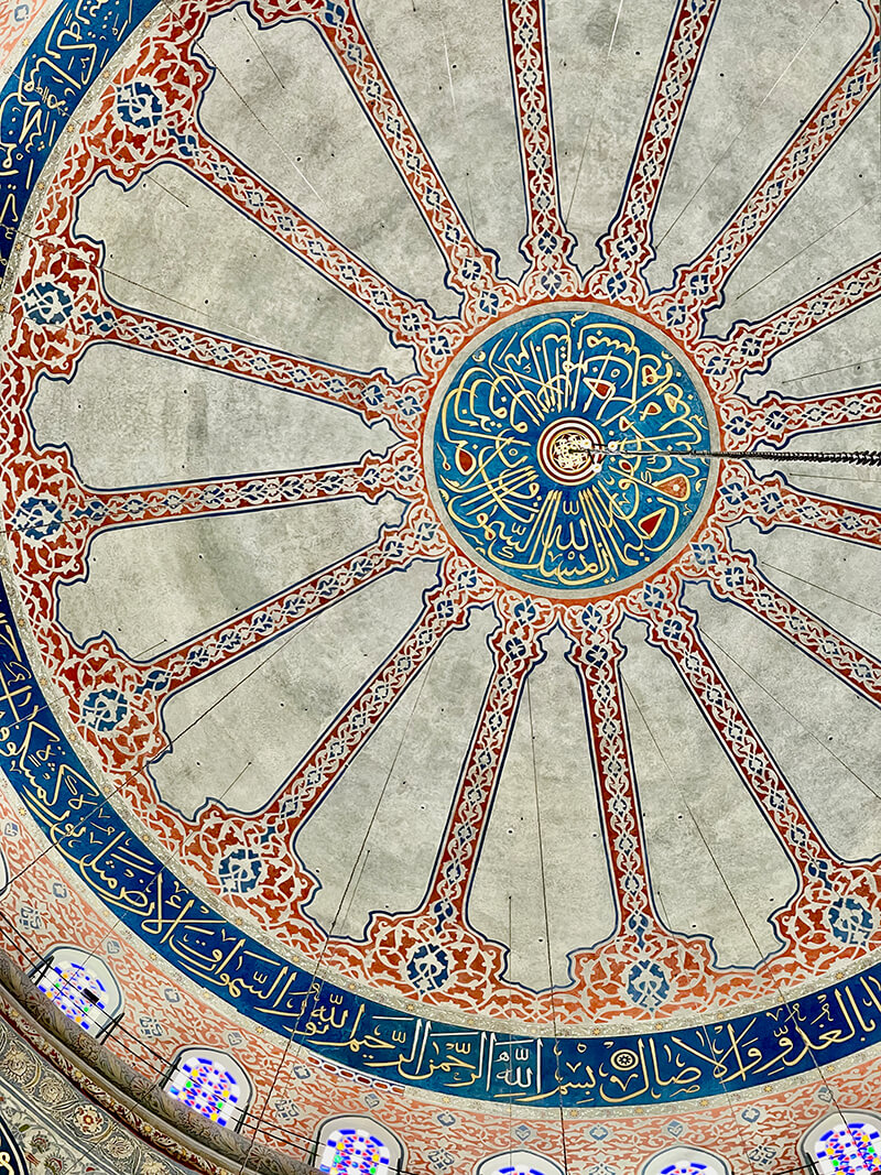 Blue Mosque Dome from the Inside
