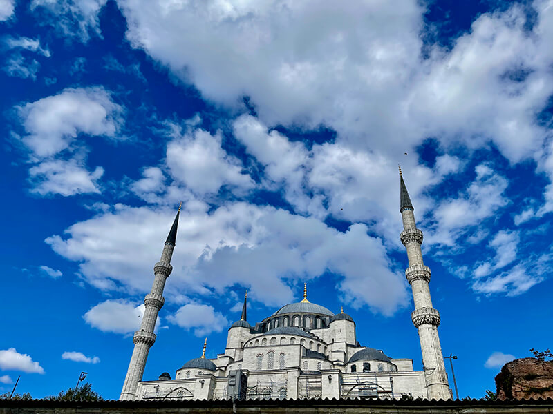 Blue Mosque with Blue Skies Turkey