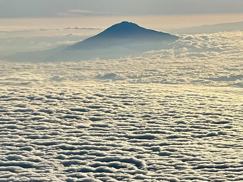 Mt. Kilimanjaro from the Clouds