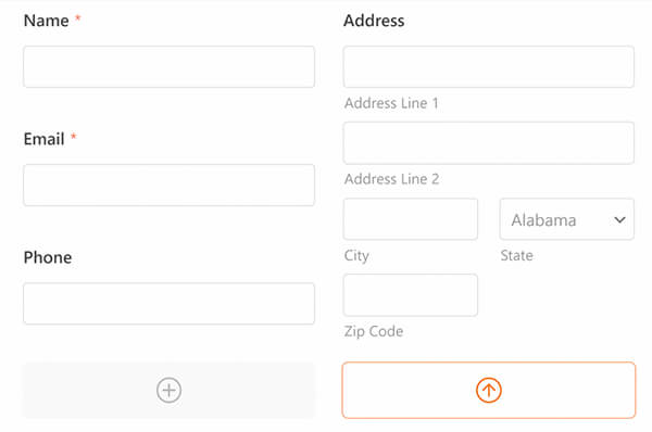 Multi-column form layout WPForms