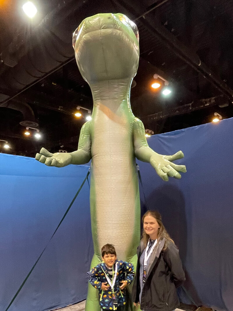 Solomon really wanted a photo with Geico