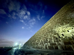 Great Pyramids of Giza at 6 a.m in the morning (no crowds)