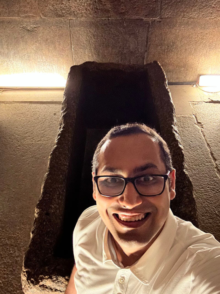 Kings Chamber in Khufu Pyramid (Great Pyramid of Giza)