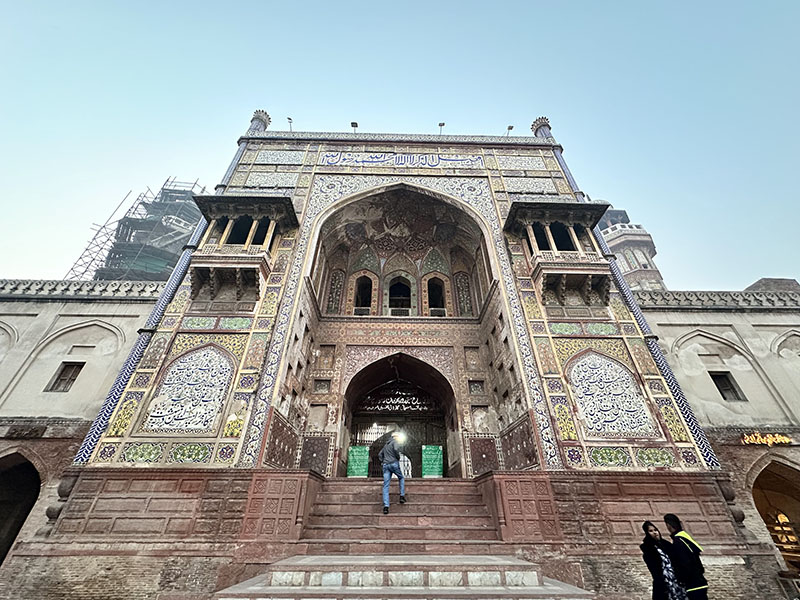 Masjid Wazir Khan in Old City Lahore inside Delhi Gate