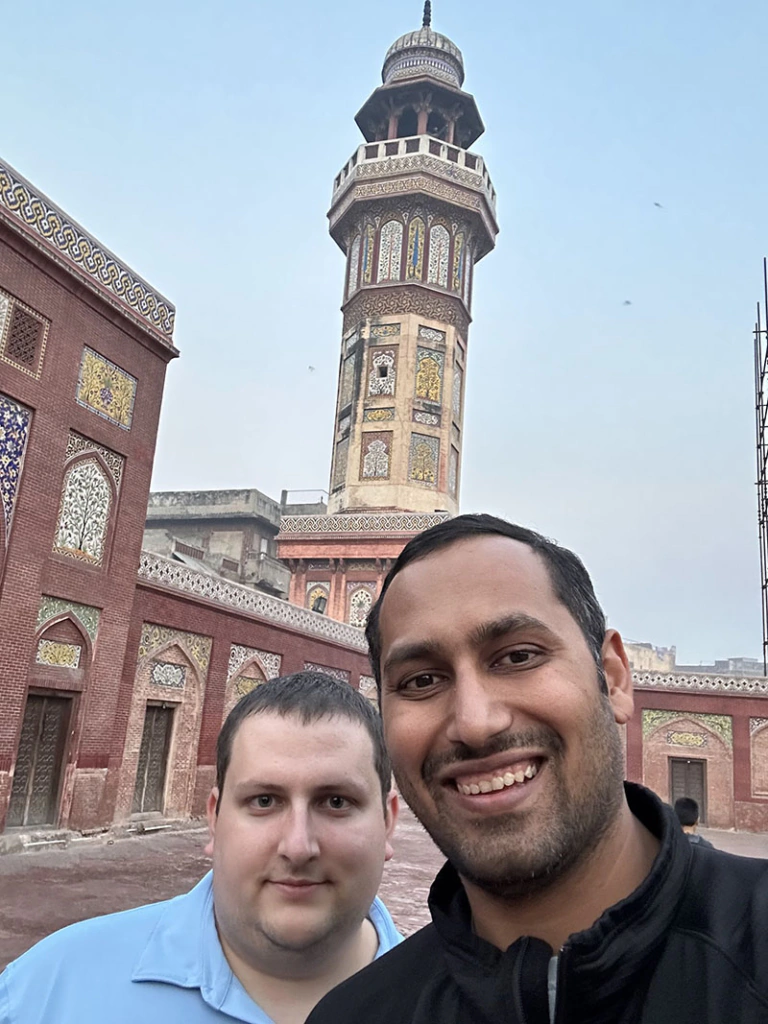Syed and Christoff in Lahore
