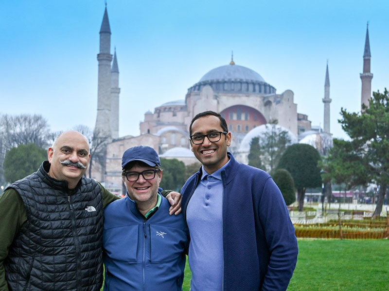 Syed with Guy Spier and Mohnish Pabrai in Istanbul