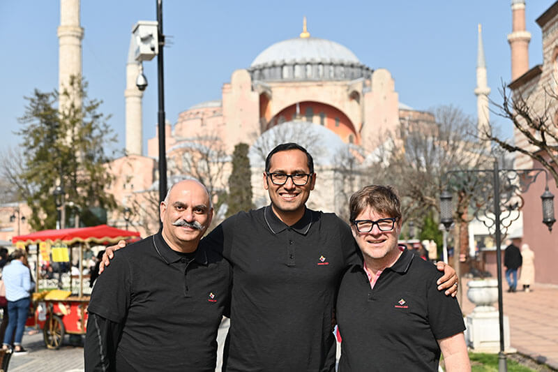 Syed Balkhi, Mohnish Pabrai, and Guy Spier in Turkey