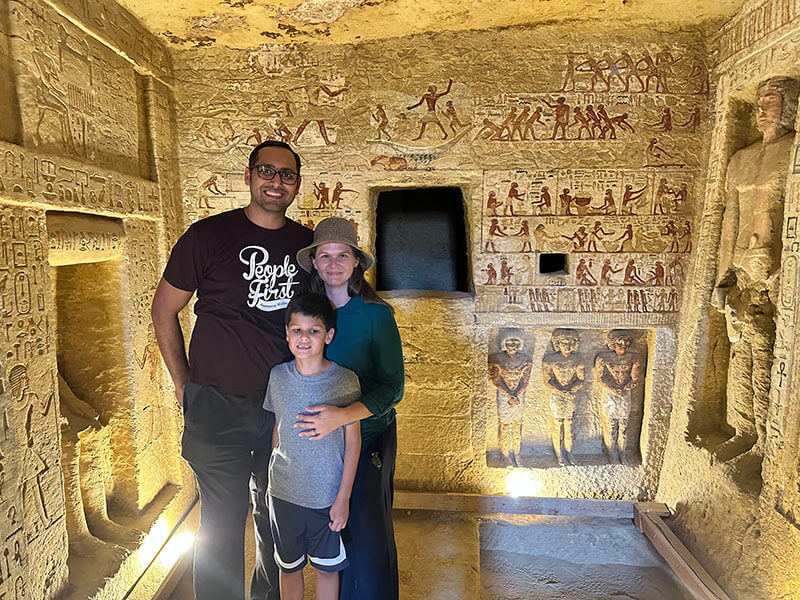 Inside the Wahti Tomb from Netflix Documentary - 4400 years old