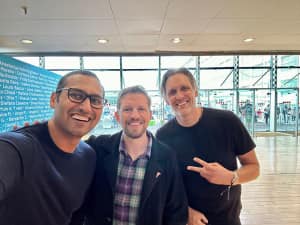 Syed with Matt Mullenweg and David Henzel - Syed Balkhi Syed with Matt Mullenweg and David Henzel