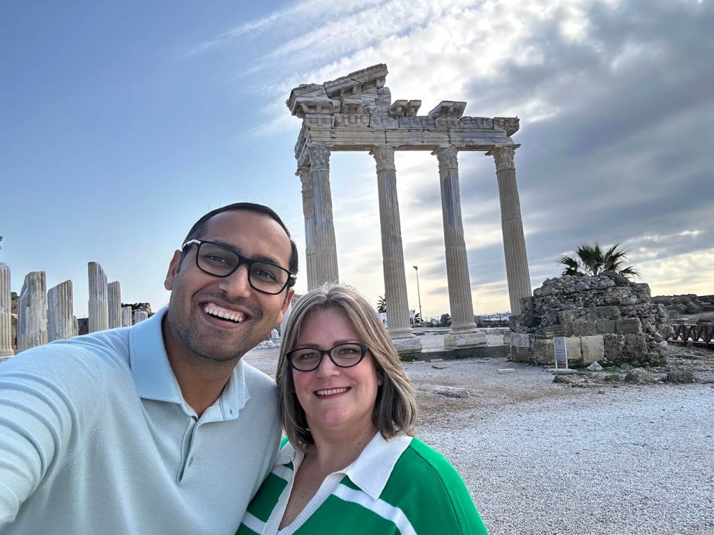 Syed with Angie Meeker