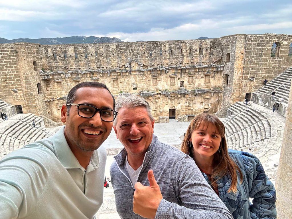Syed with Jeff Pintar and Julia Pintar