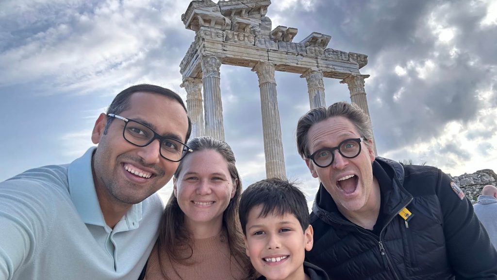 Syed, Amanda, Solomon, and David Henzel at Growth Fund Meetup tour