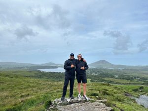 Syed with David Henzel